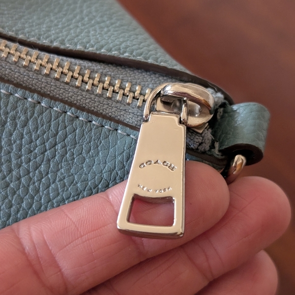 Coach Women's Blue Leather Prairie Satchel - Picture 10 of 13